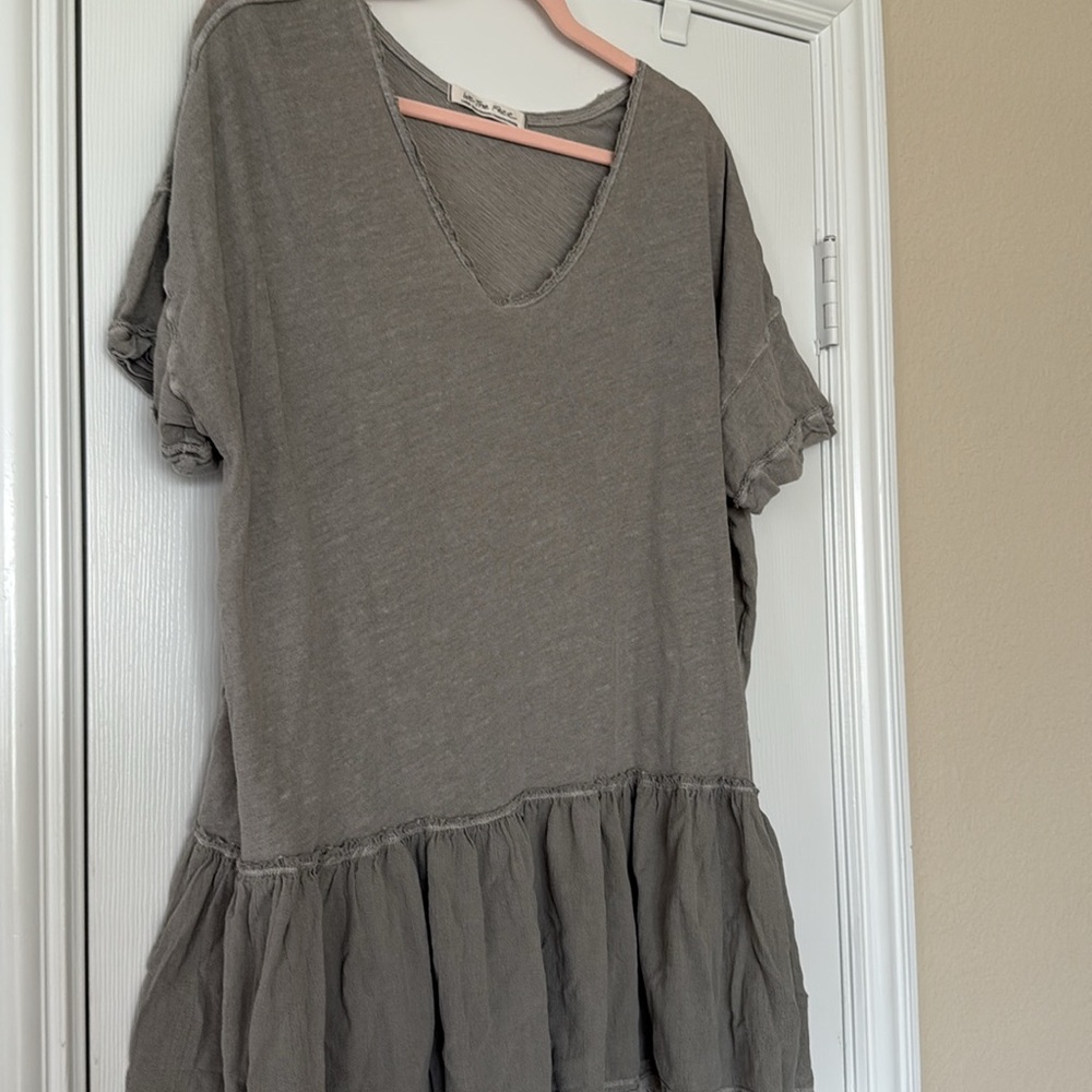 We the Free top ruffle detail . Cotton